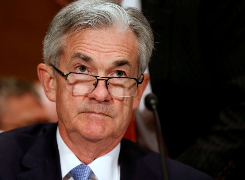 FILE PHOTO: Jerome H. Powell, a governor on the board of the Federal Reserve System, prepares to testify to the Senate Banking Committee on Capitol Hill in Washington, U.S., June 22, 2017.   REUTERS/Joshua Roberts/File Photo - RC18E0F39F40